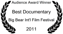 Big Bear Film Festival - People's Choice - Best Documentary - Wild Eyes - Directed by Laurence Sunderland